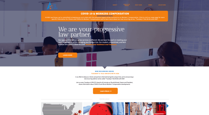 Top law firm websites