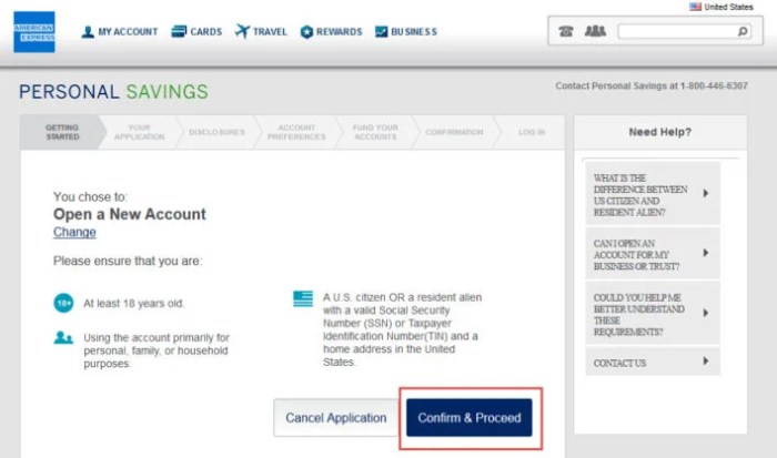 American express personal savings