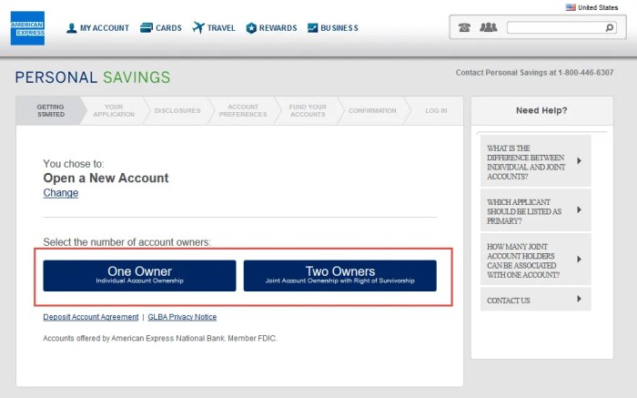 American express personal savings