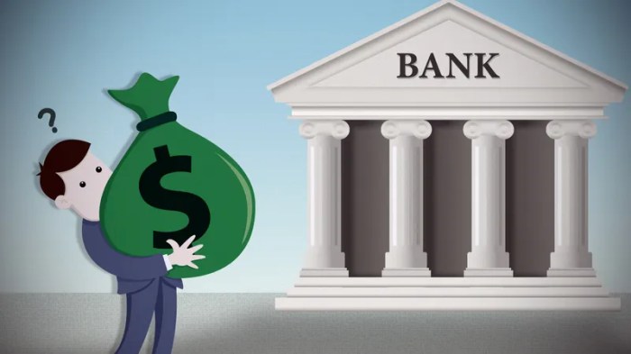 Put money in bank account